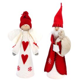 Red & White Santa or Angel Tree Toppers